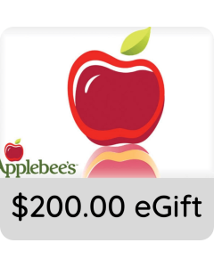 $200.00 Applebee's eGift Card