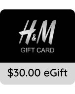 $30.00 H&M eGift Card