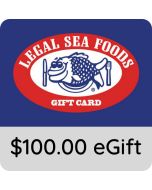$100.00 Legal Sea Foods eGift Card