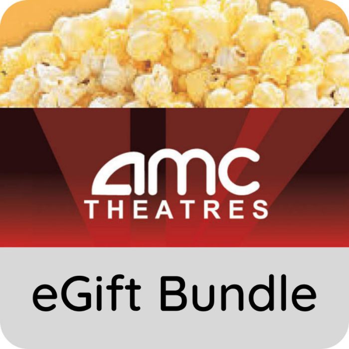 $50.00 AMC Theatres eGift Card Bundle