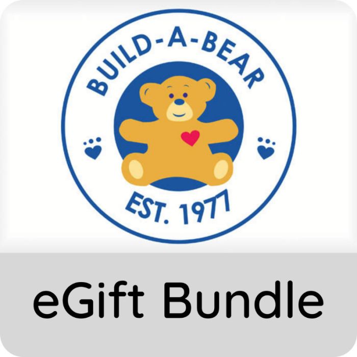 $50.00 Build-A-Bear eGift Card Bundle