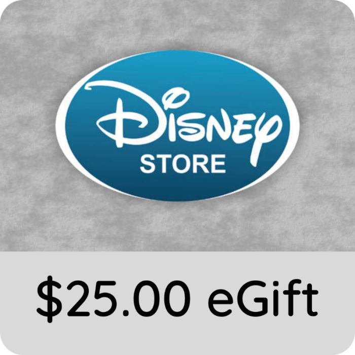$25.00 Disney Store eGift Card