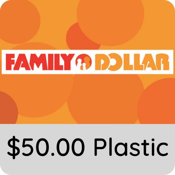 $50.00 Family Dollar Gift Card