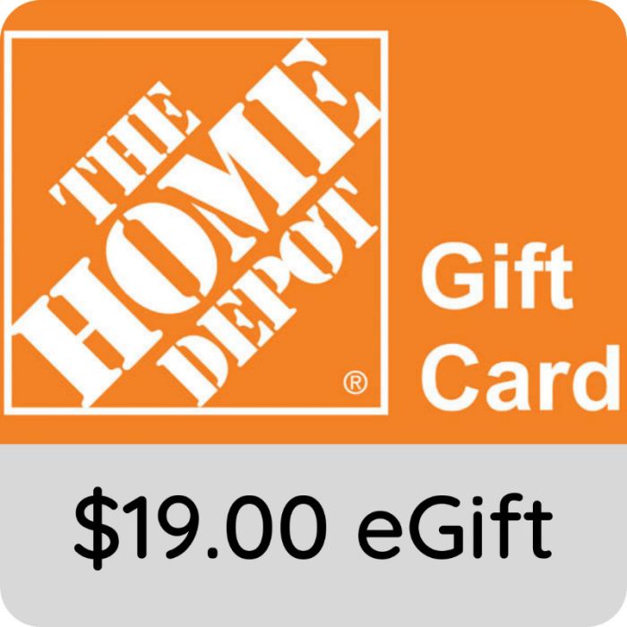 $19.00 Home Depot eGift Card