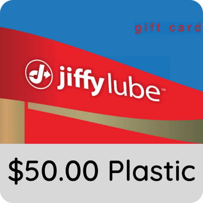 $50.00 Jiffy Lube Gift Card