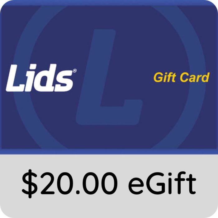 $20.00 LIDS eGift Card