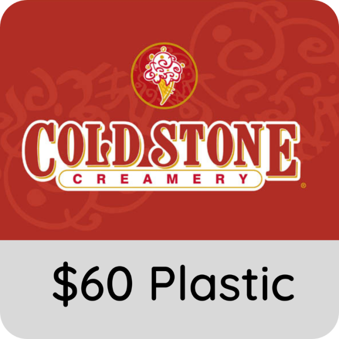 Cold Stone Creamery Gift Card