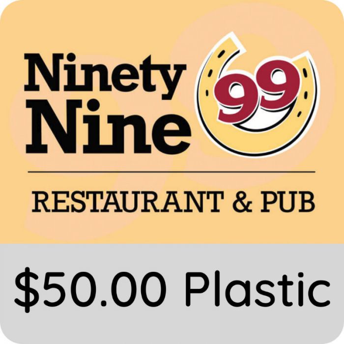 $50.00 Ninety Nine Restaurant Gift Card