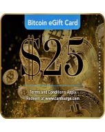 $25.00 Bitcoin eGift Card 