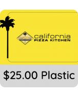$25.00 California Pizza Kitchen Gift Card