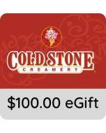 $100.00 Cold Stone Creamery eGift Card