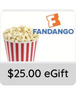 $25.00 Fandango eGift Card