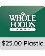 $25.00 Whole Foods Gift Card